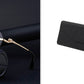 Frameless Trimming Leopard Temple Men Retro Square Frame Driving Sunglasses
