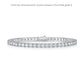 Sterling Silver D Color Moissanite Tennis Bracelet For Women
