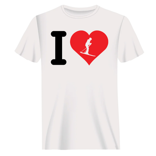 I Love Skiing T-Shirt for Men