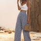 VCAY Ditsy Floral Wide Leg Pants