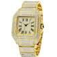 MISSFOX Ice Out Watch For Men