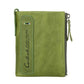 Genuine Leather Wallets for Women Short Bifold Fashion Women