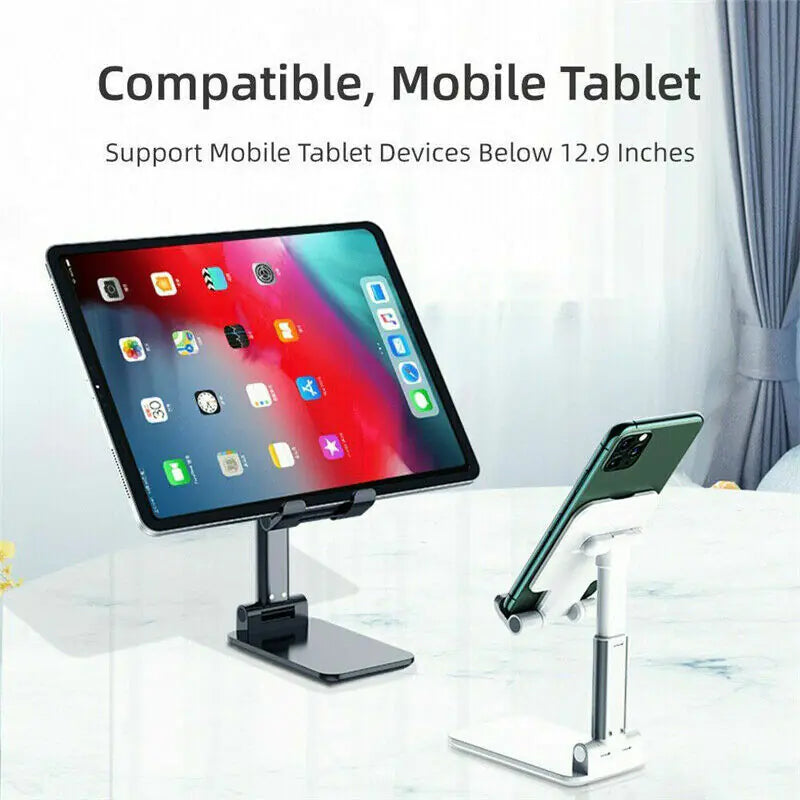 Adjustable Cell Phone Tablet Stand Desktop Holder Mount Mobile Phone iPad iPhone