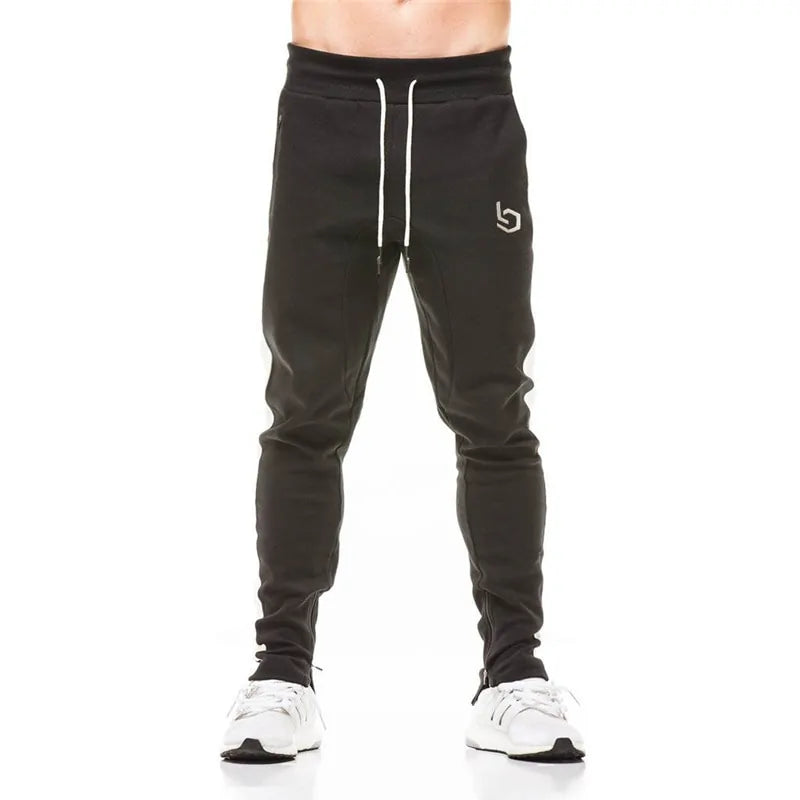 2019 Men's Cotton Jogger Sportswear Pants: Casual Fitness Workout Skinny Sweatpants