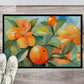 Florida Orange Blossom in Watercolor Doormat