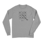 Fish Tick Tack Toe Men Long Sleeve Shirt