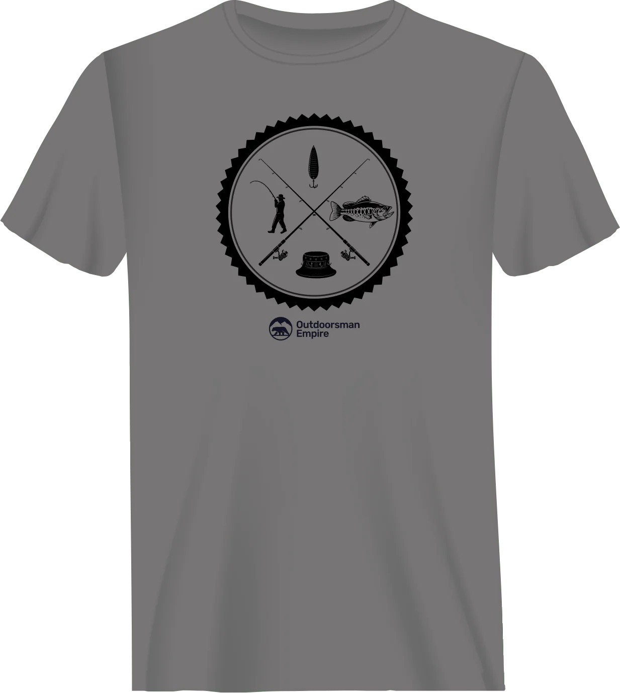 Fishing Vintage v2 T-Shirt for Men