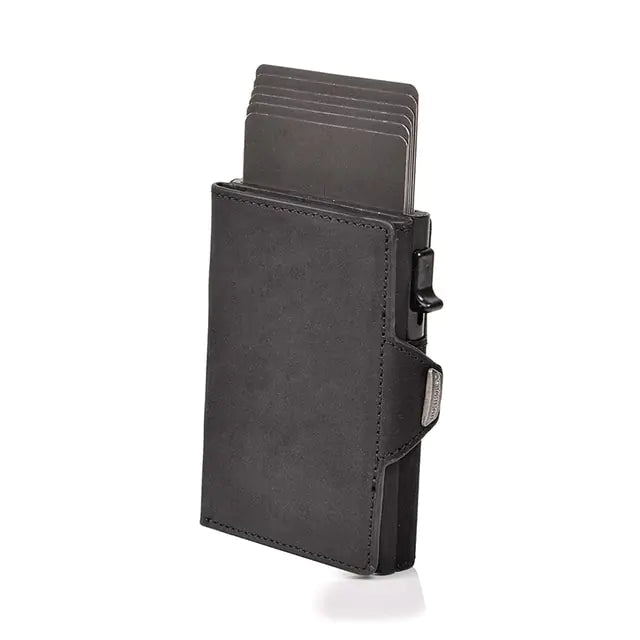 Vintage Crazy Horse Leather Men Wallets