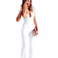 Wide Leg Jumpsuit Sleeveless High Waist Loose Long Romper Pants