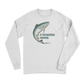 Fishing Pixelated Men Long Sleeve Shirt