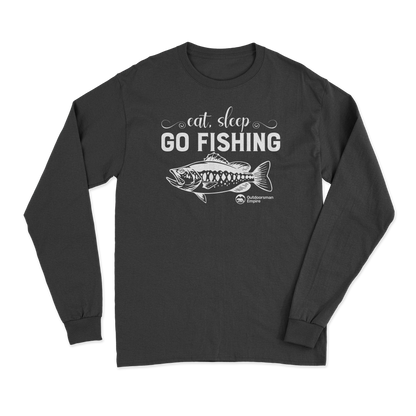 Eat Sleep Go Fishing Men Long Sleeve Shirt