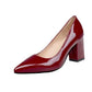 Women's Sexy Mid Heel Pointed Toe Shoes