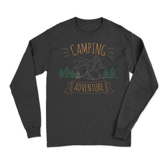 Camping Adventure Men Long Sleeve Shirt