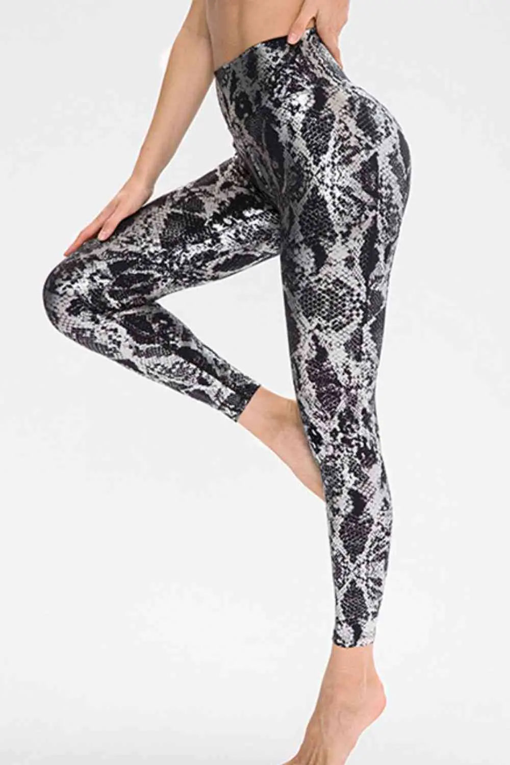 Animal Print Active Pants