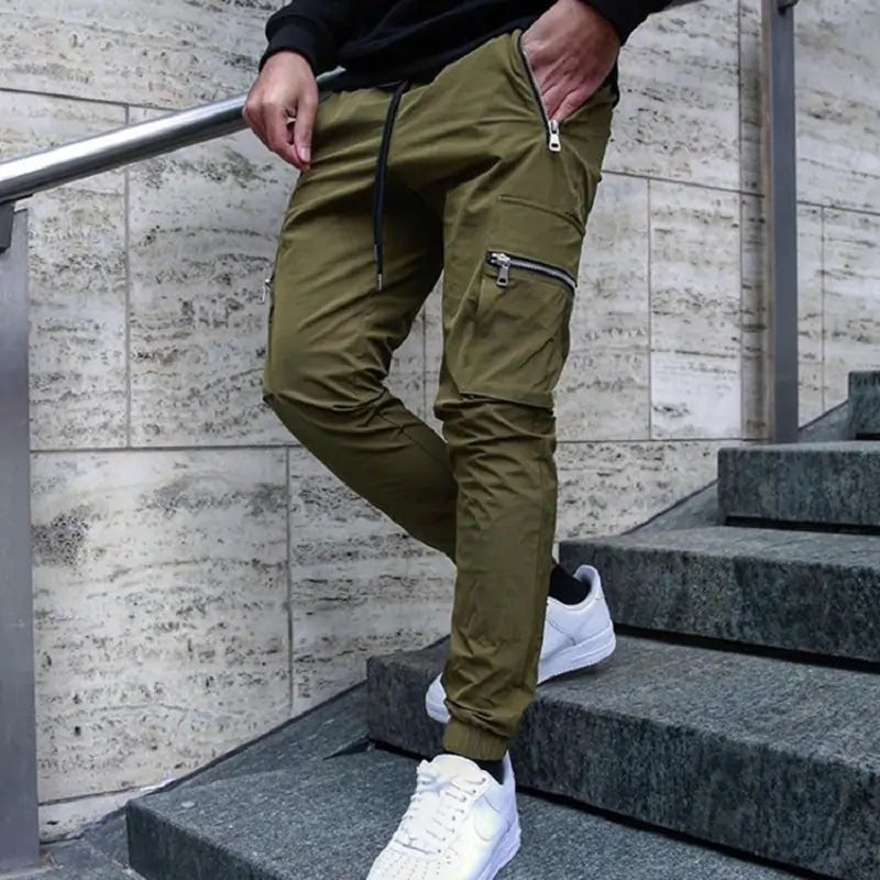 Zip Pocket Cargo Pants