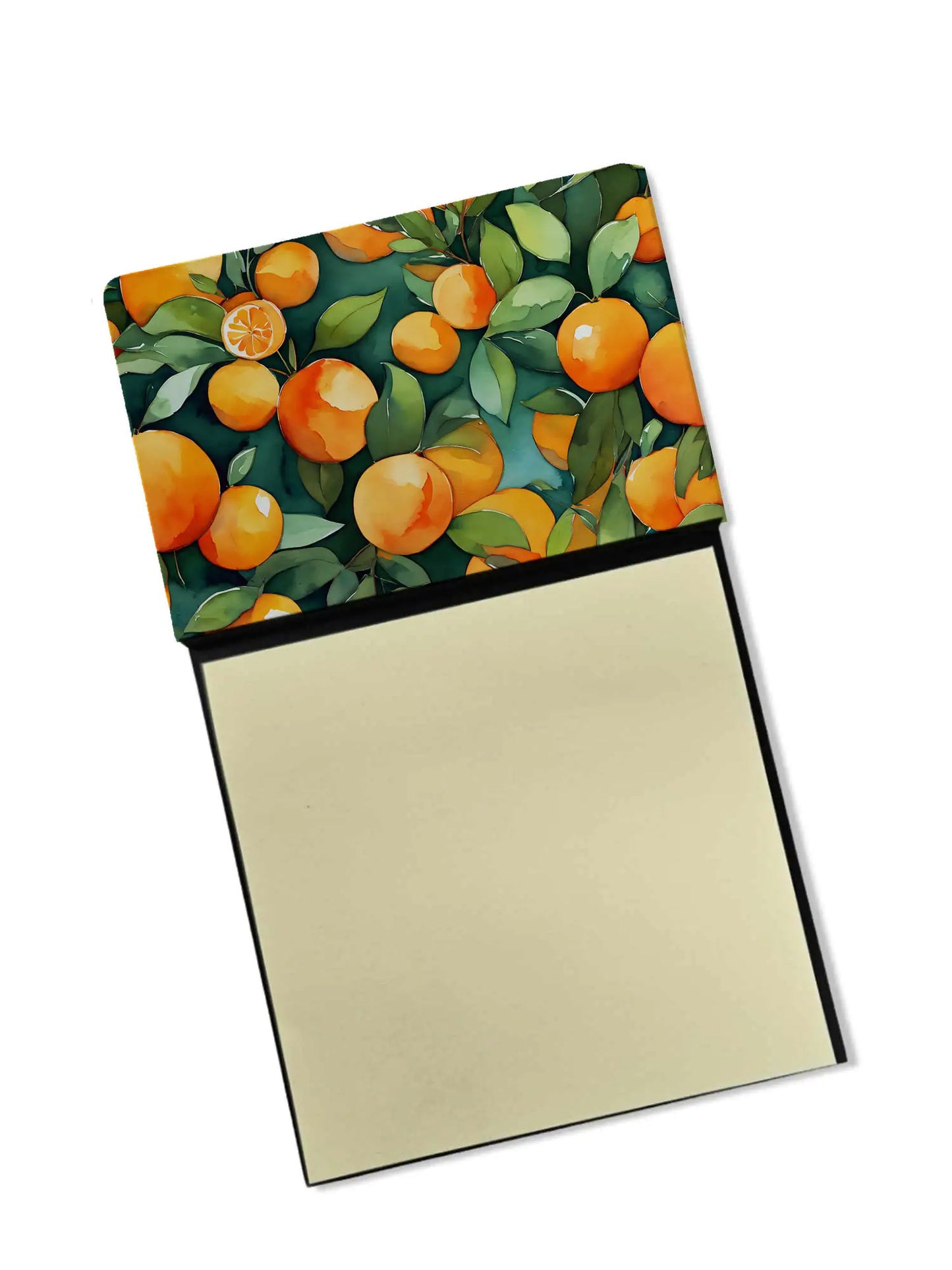 Florida Orange Blossom in Watercolor Sticky Note Holder