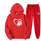 Dog Print Hoodie And Pants