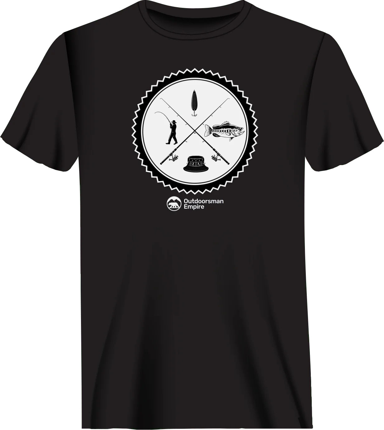 Fishing Vintage v2 T-Shirt for Men