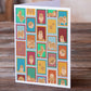 Lots of Orange Pomeranian Greeting Cards Pack of 8