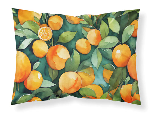 Florida Orange Blossom in Watercolor Standard Pillowcase