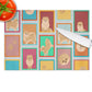 Lots of Orange Pomeranian Glass Cutting Board