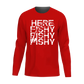 Here Fishy Fishy Men Long Sleeve Shirt