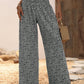 Ditsy Floral Print Wide Leg Pants