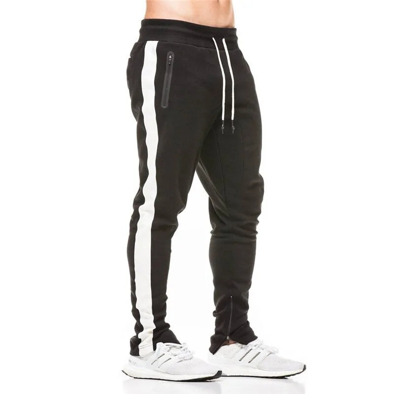 2019 Men's Cotton Jogger Sportswear Pants: Casual Fitness Workout Skinny Sweatpants