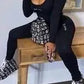 SHRNE JUSTIN Black Long Sleeve Pants Two Piece Set