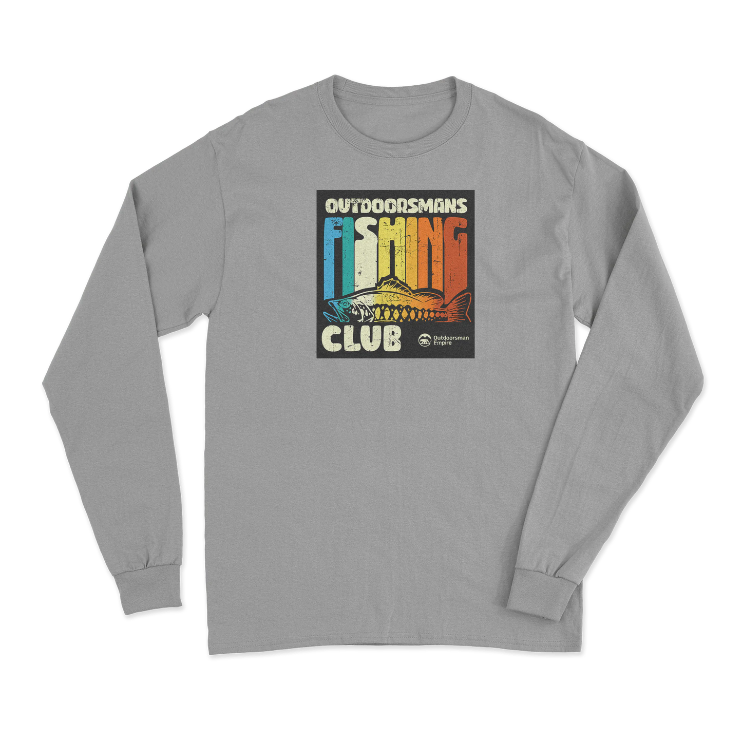 Outdoorsman Fishing Club Men Long Sleeve Shirt