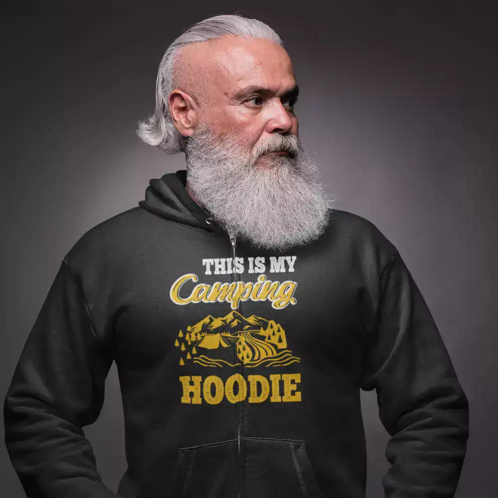 This Is My Camping Zip Hoodie for Men