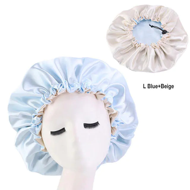 Women Satin Sleeping/Shower Cap