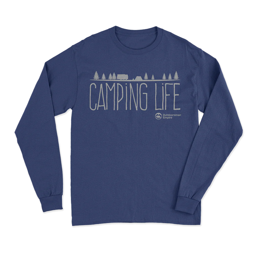 Camping Life Men Long Sleeve Shirt