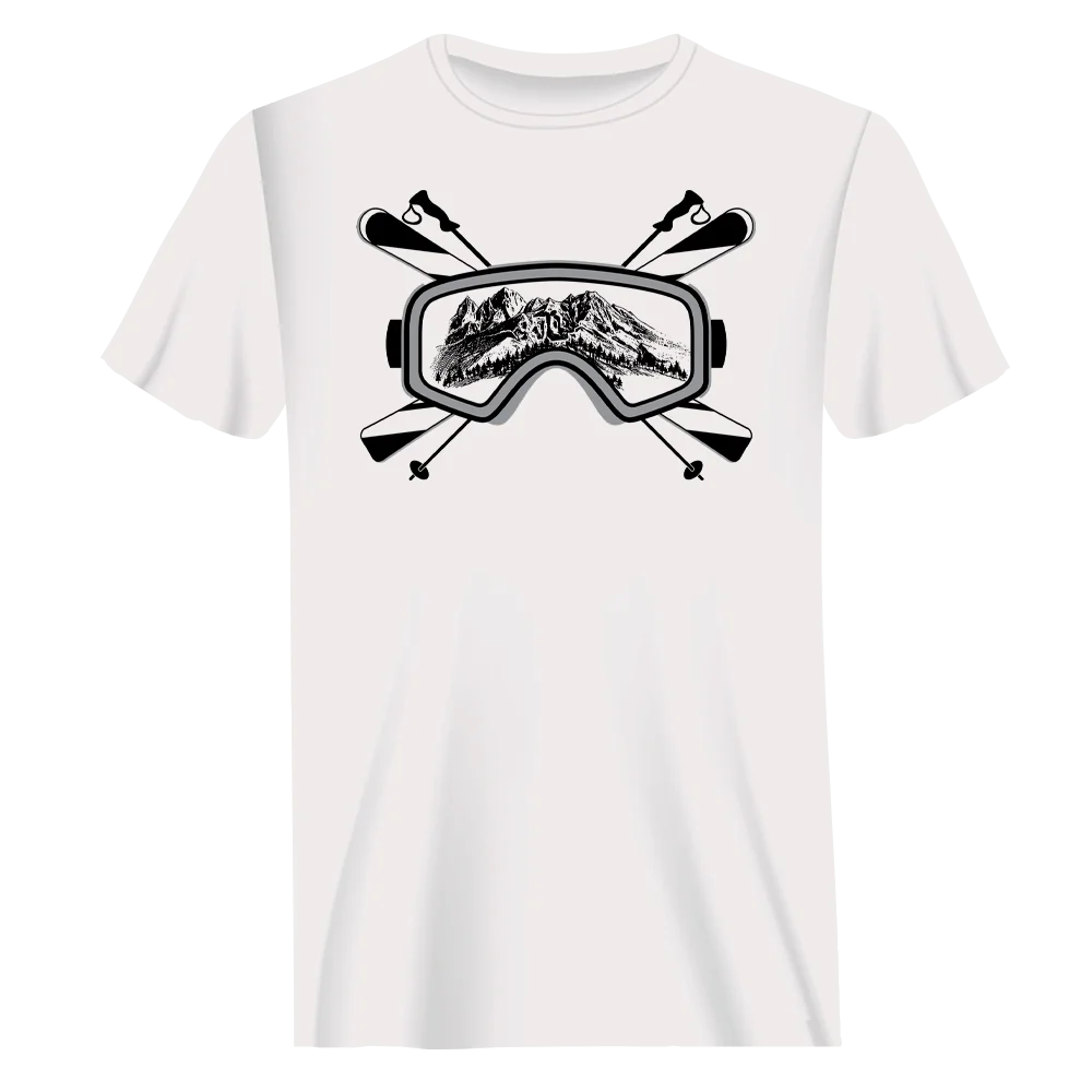 Ski Goggles T-Shirt for Men