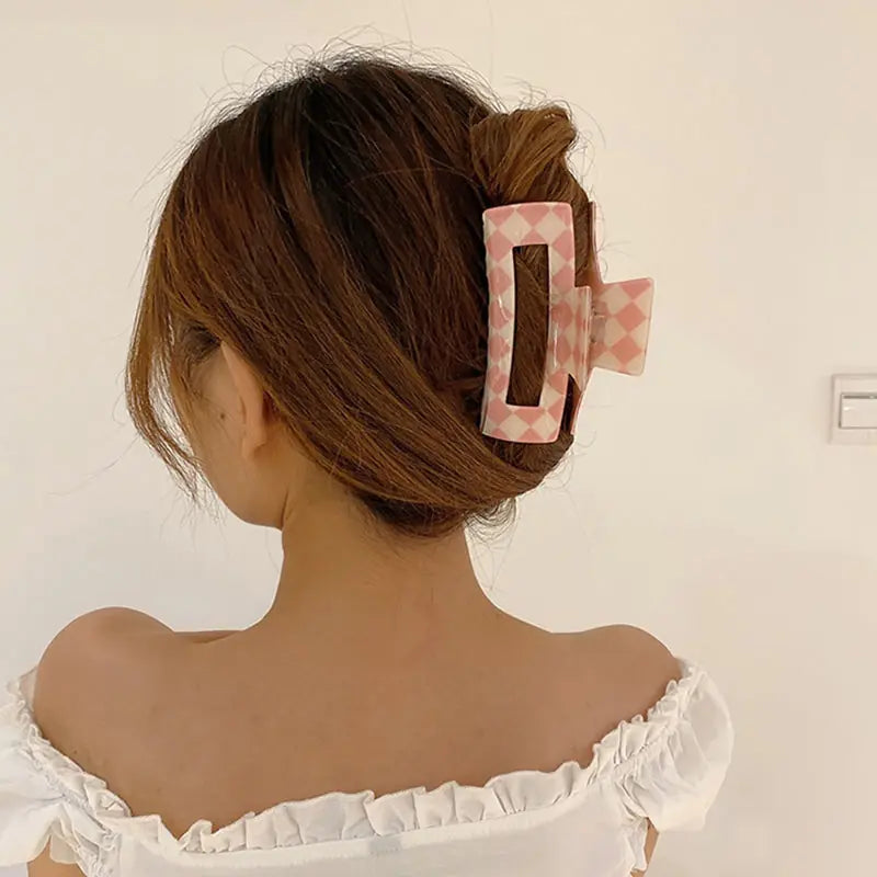 Rectangle Hair Claw Clips