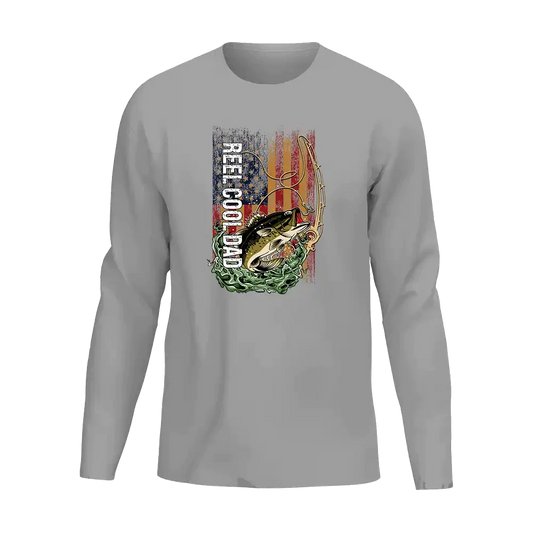 Reel Cool Dad Men Long Sleeve Shirt